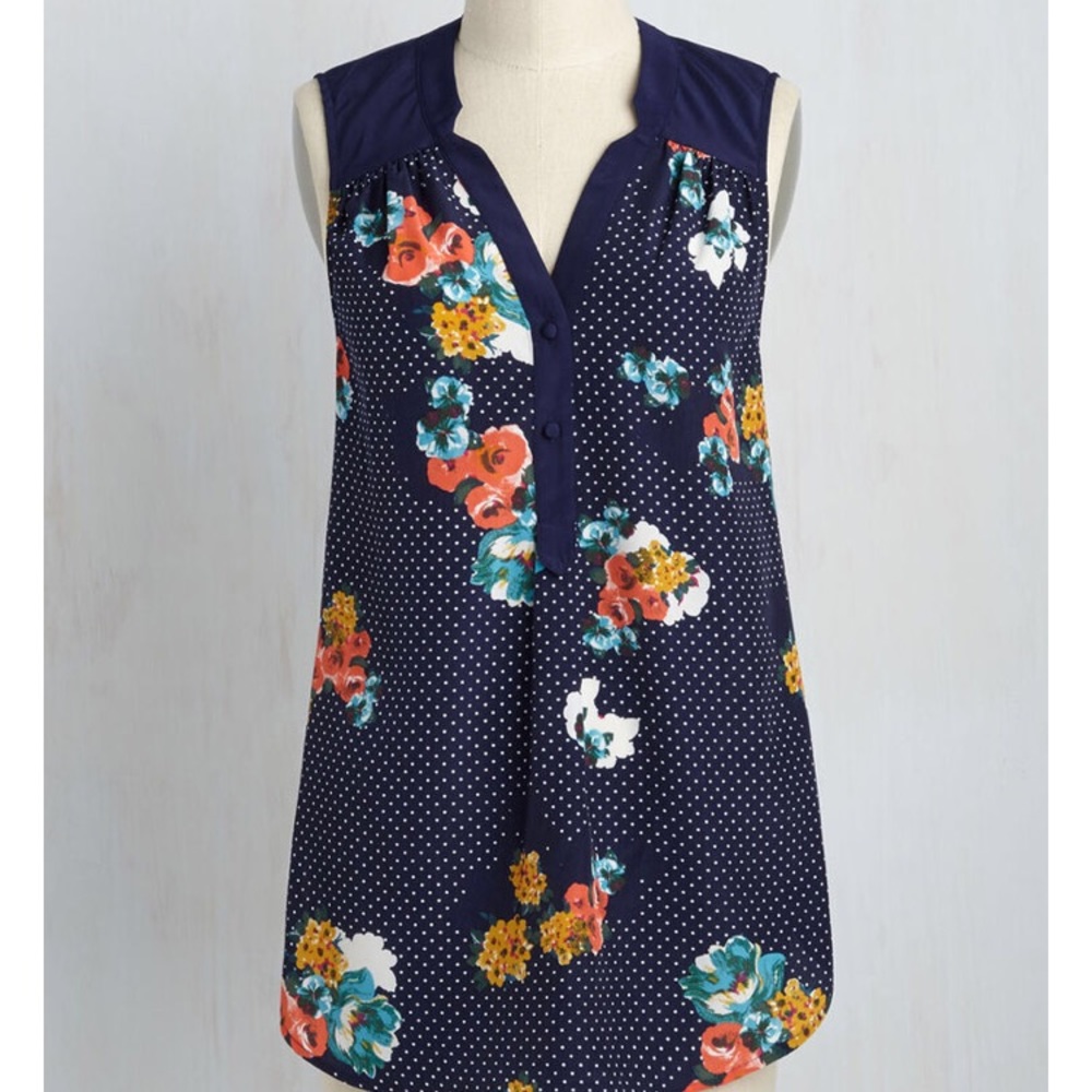 ModCloth Tunic Girl About Easton in Dots